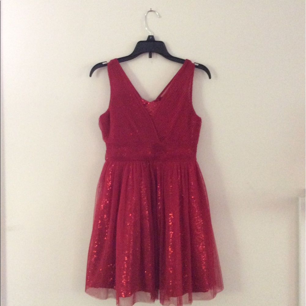 Red Dress from Lord and Taylor by Rare Editions